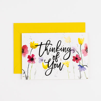 Thinking of You Plantable Sympathy Card
