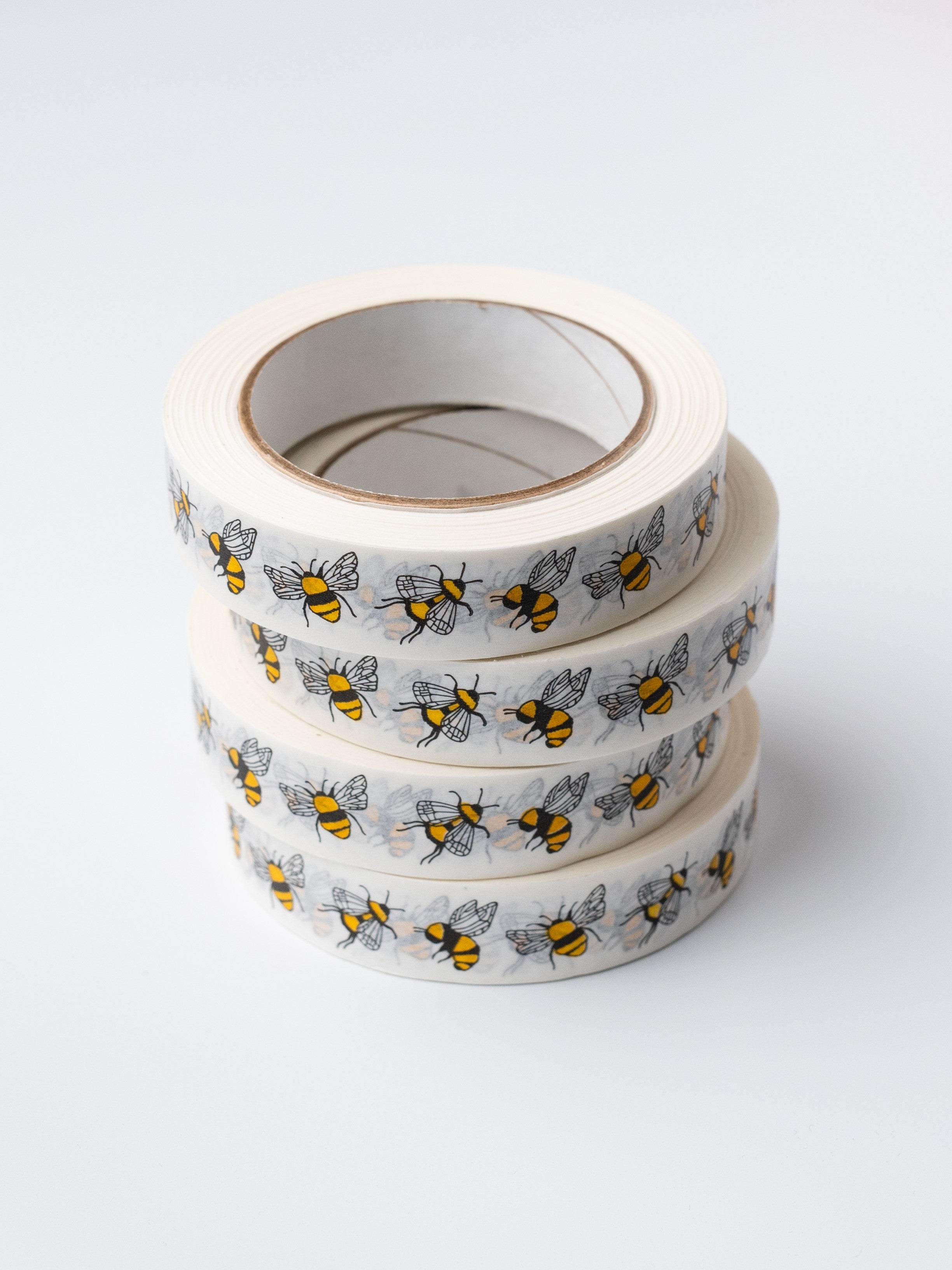 Bumblebee White Paper Tape 24mm x 50m