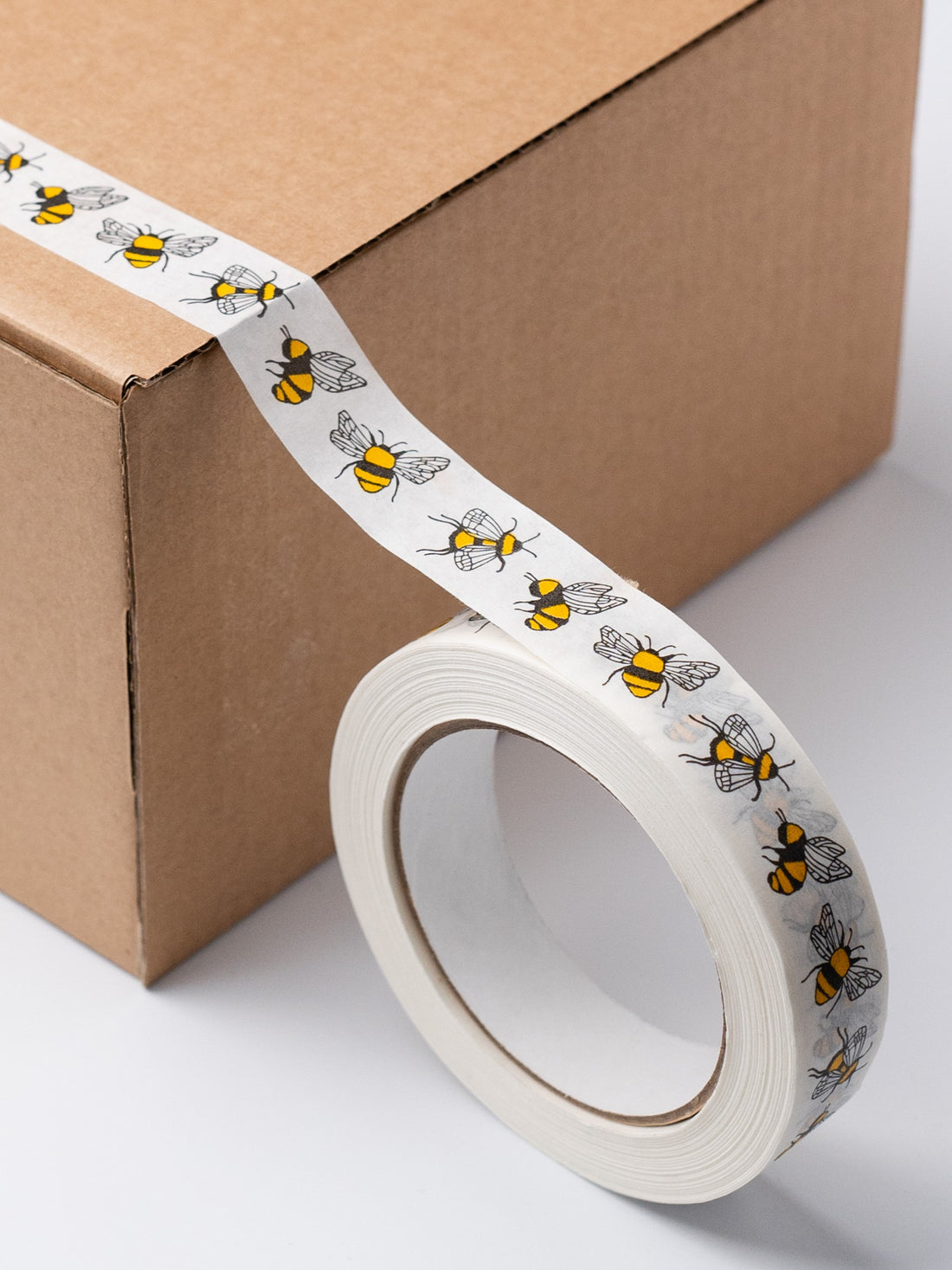 Bumblebee White Paper Tape 24mm x 50m