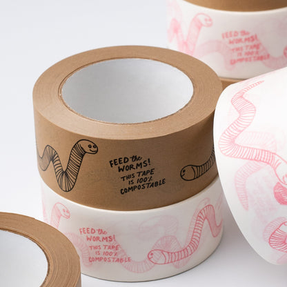 Feed the worms paper tape