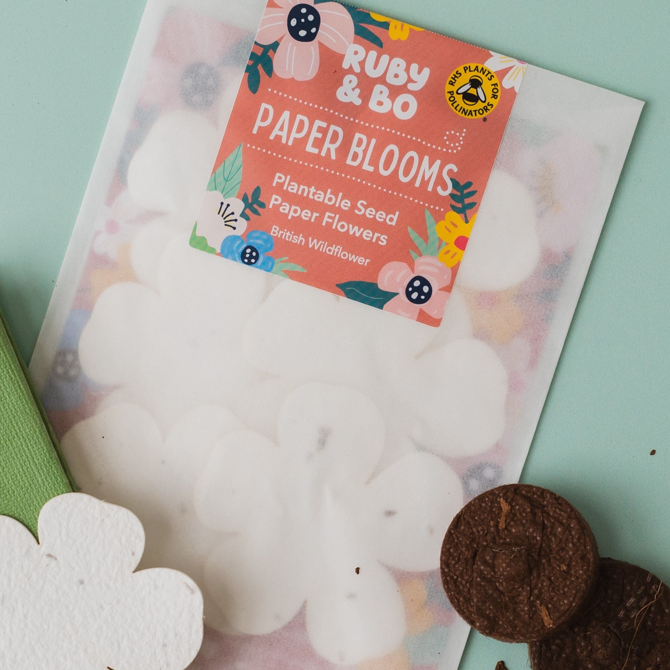 Ruby &amp; Bo Paper Blooms Plantable Paper Flowers