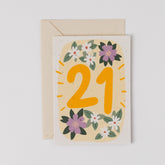 Plantable 21st Birthday Card