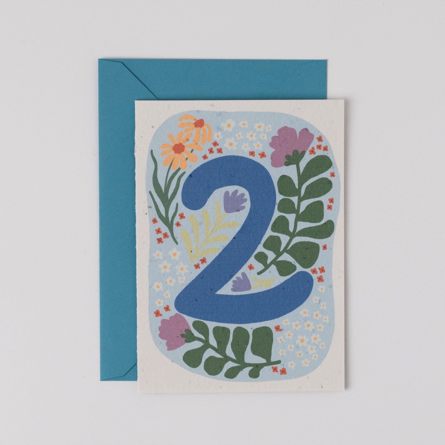 Plantable 2nd Birthday Card