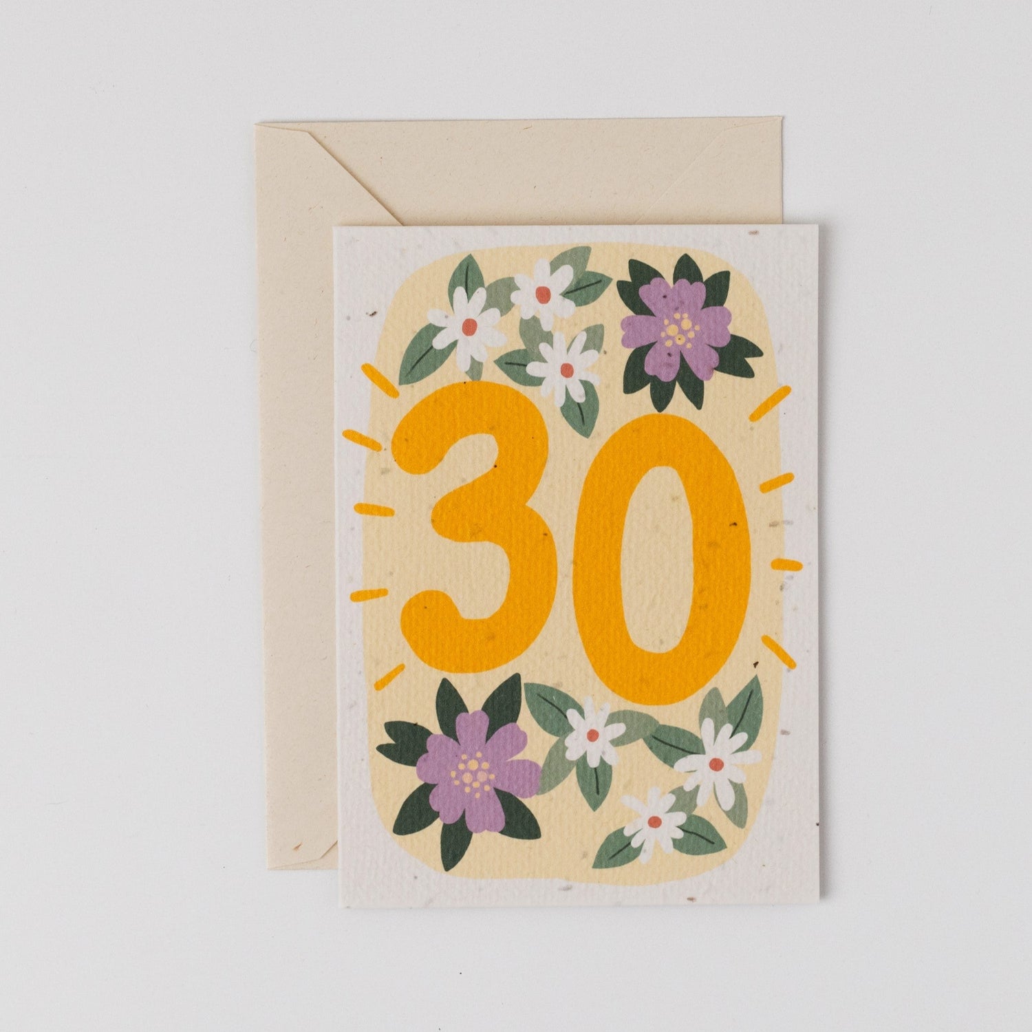 Plantable 30th Birthday Card