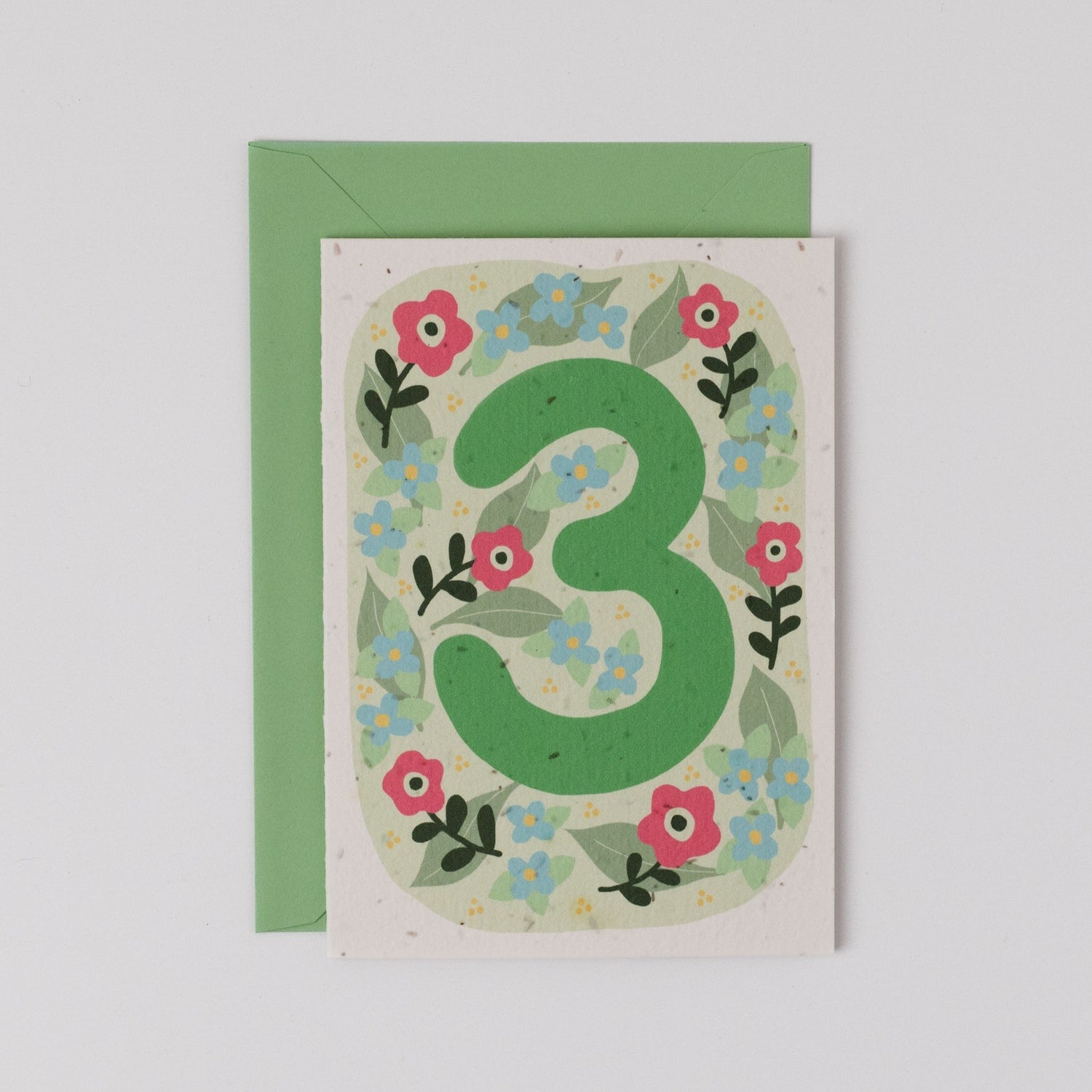 Plantable 3rd Birthday Card