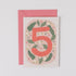 Plantable 5th Birthday Card