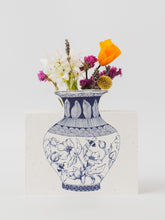 Handcut Rose Vase Plantable Card