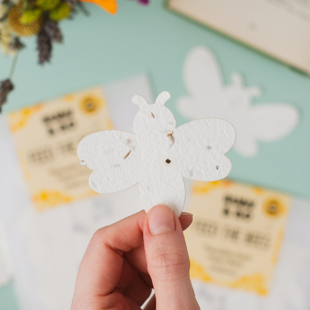Feed The Bees! Plantable Paper Bee