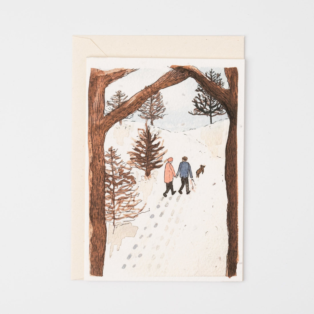 Woodland Walkers Plantable Christmas Card