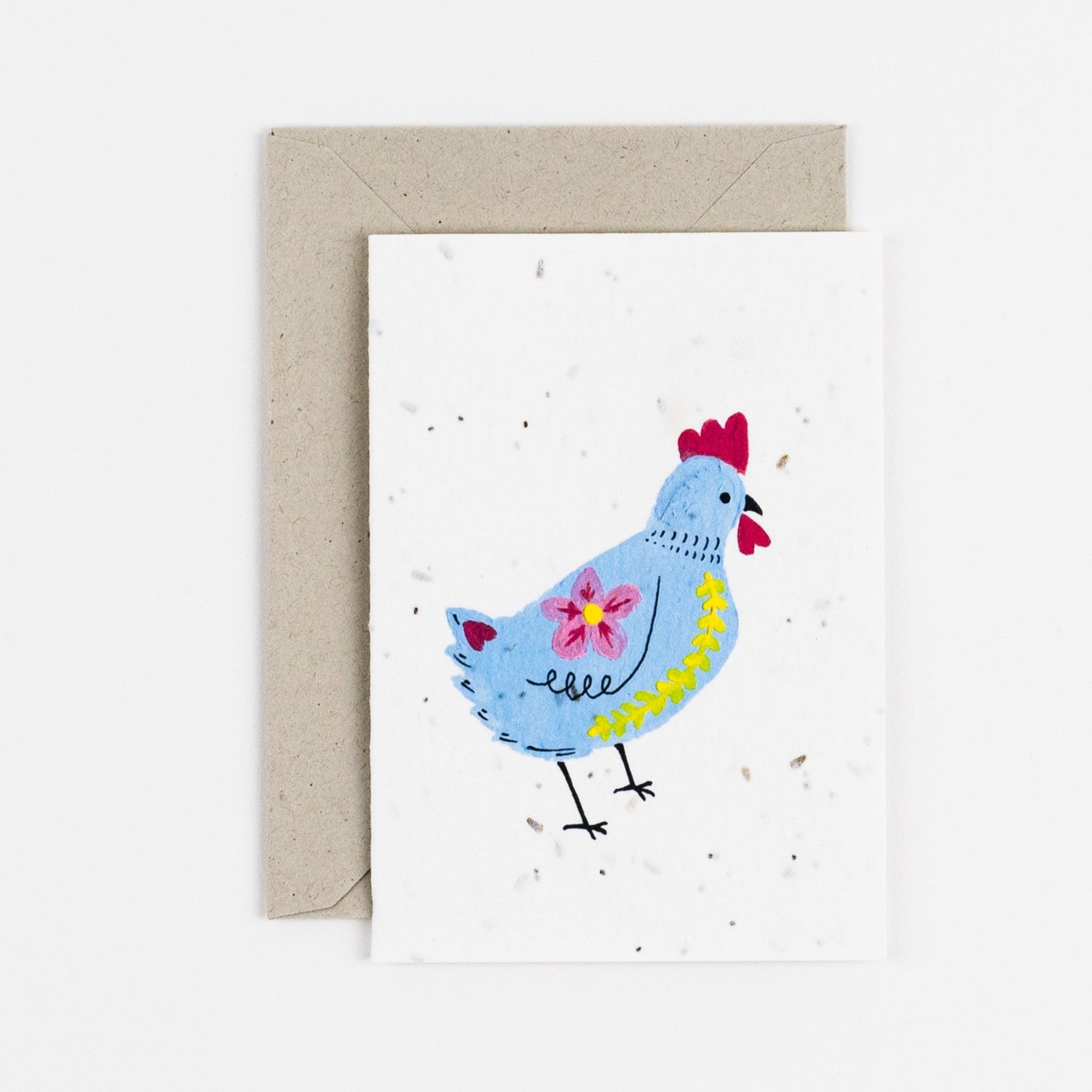 Spring Chicken Plantable Notecard