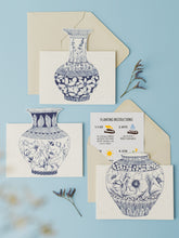Garniture of Handcut Vase Plantable Cards