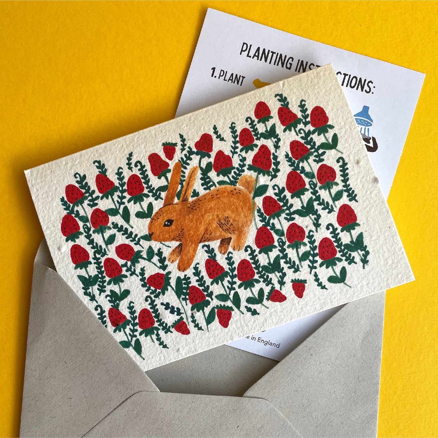 The Strawberry Patch Plantable Card