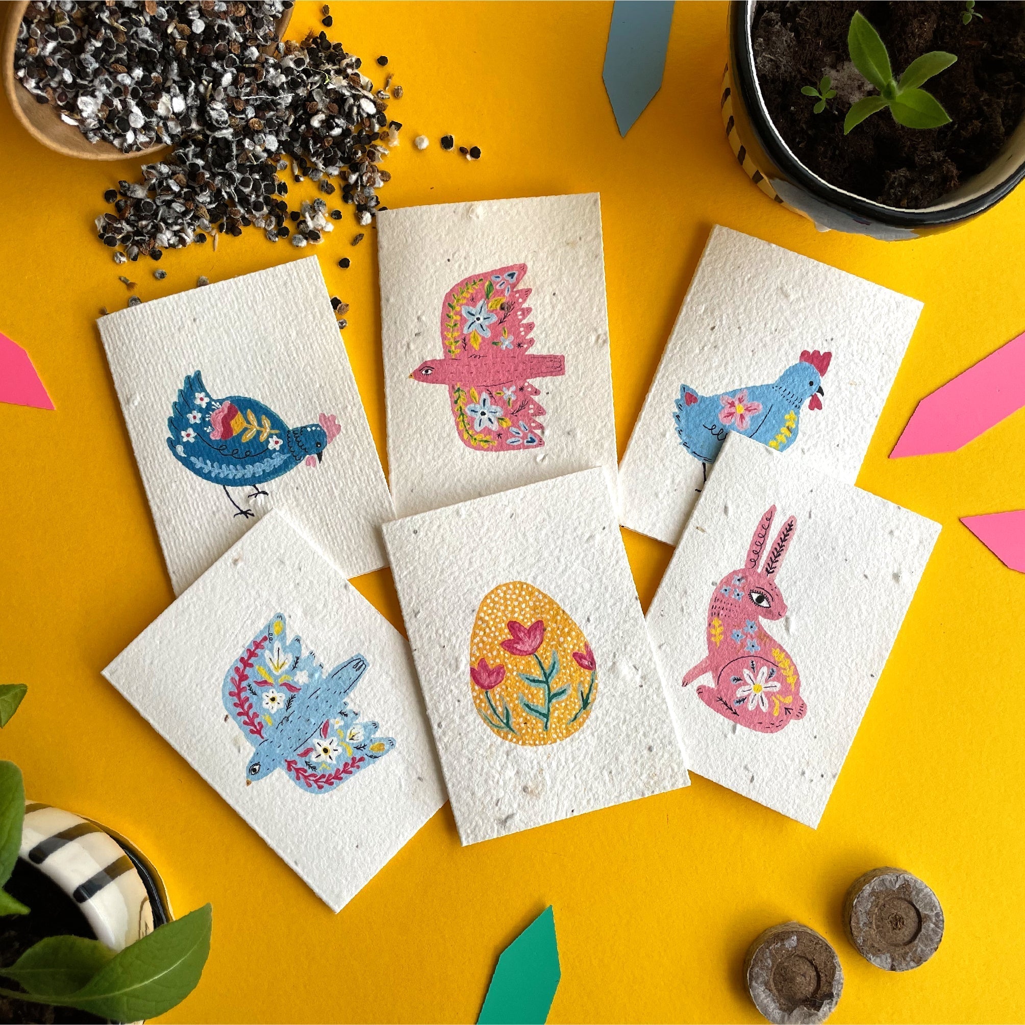 Bunny Plantable Notelet