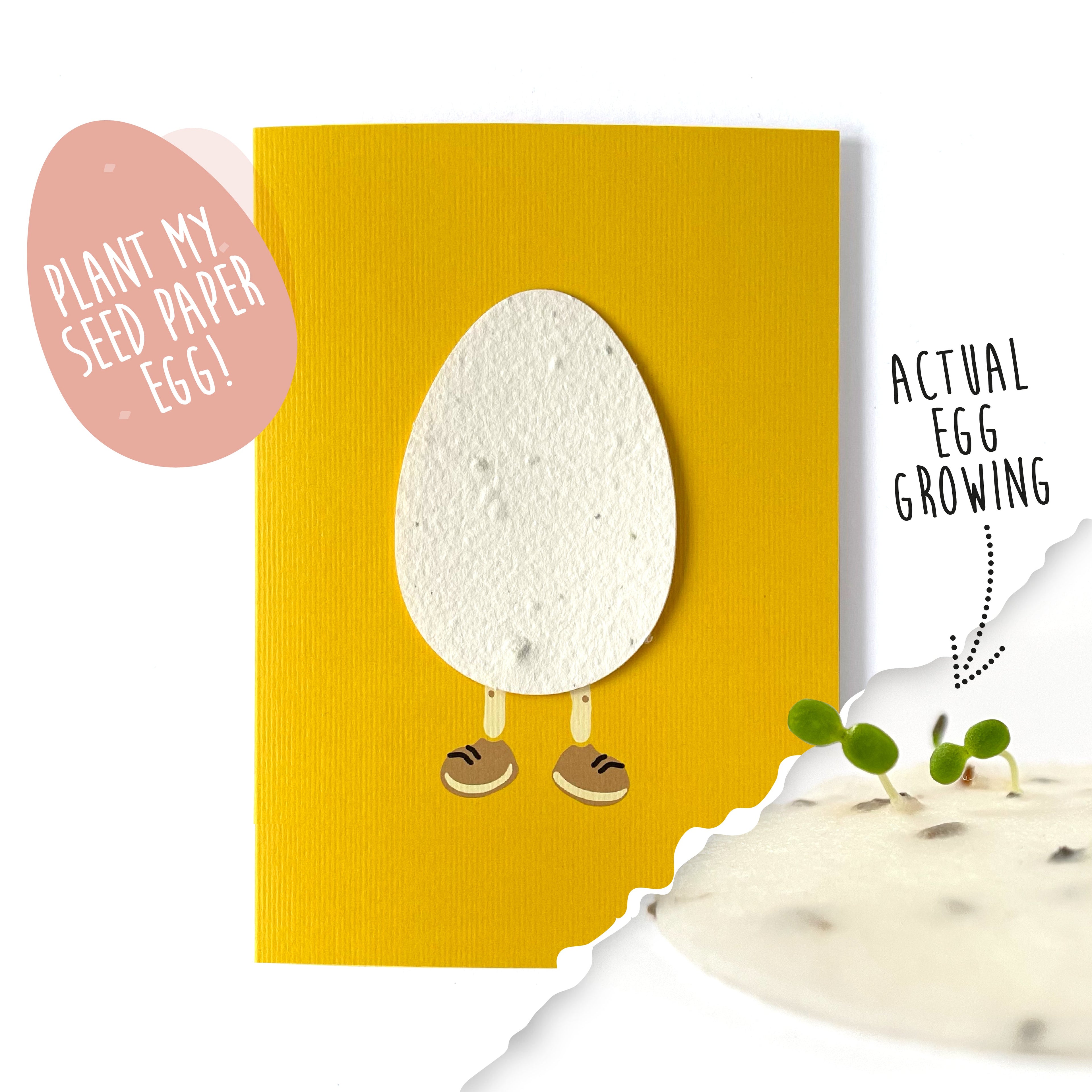 Easter Egg Plantable Motif Card