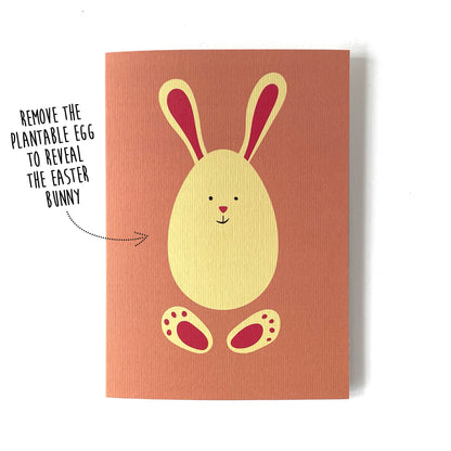 Easter Bunny Plantable Motif Card