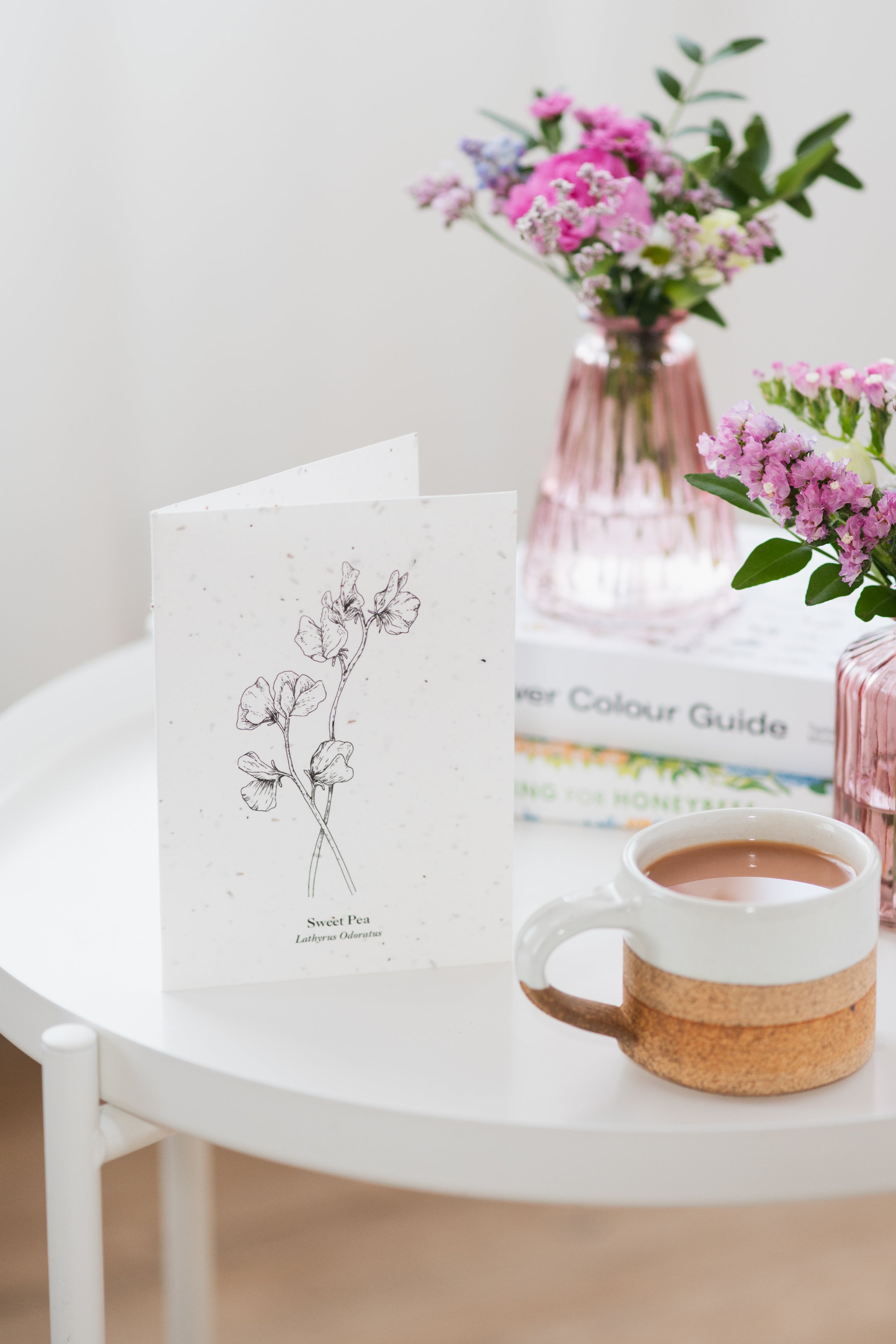 Sweet Pea April Birth Flower Plantable Card - Symbolising &