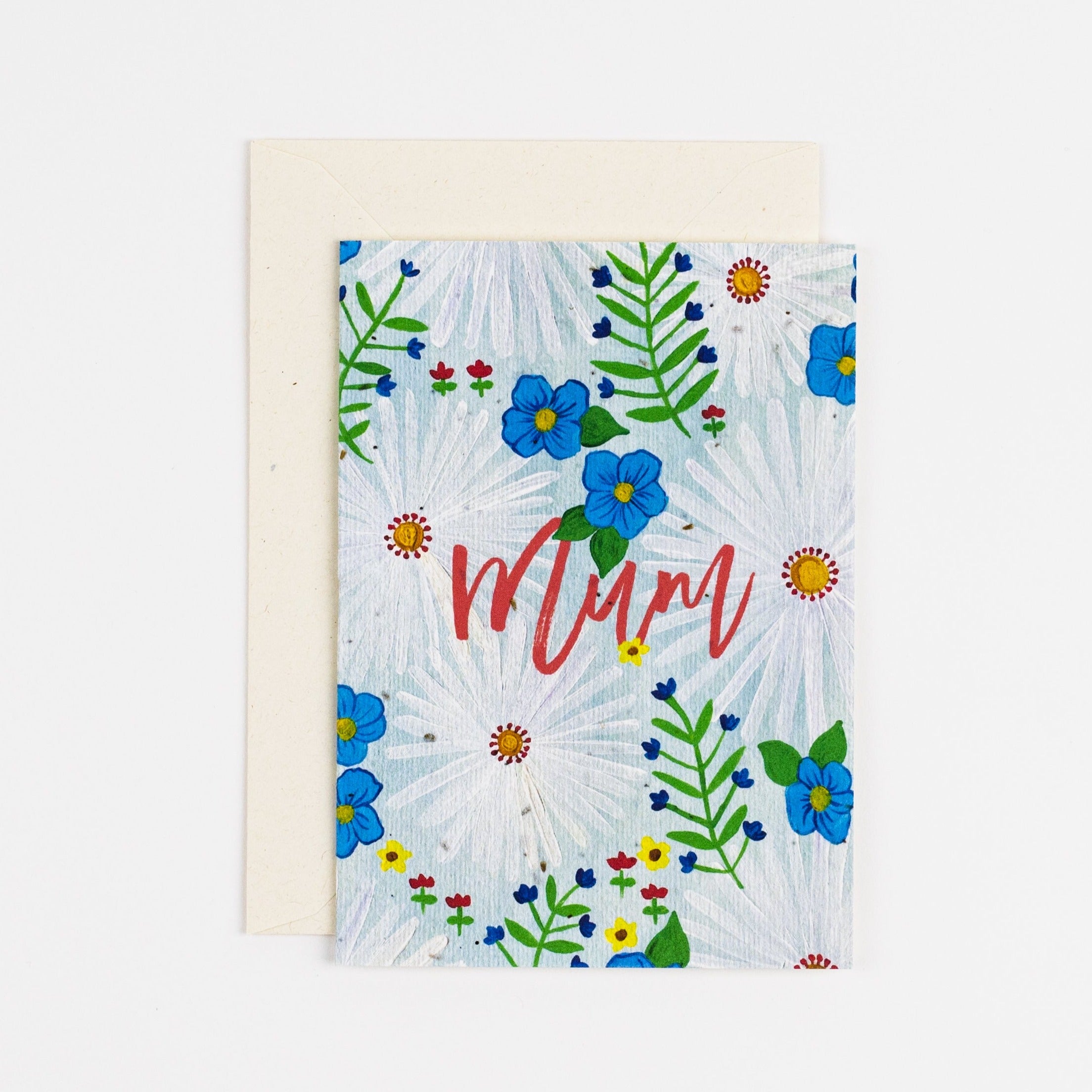 Floral Mum plantable card