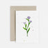 geranium plantable notecard