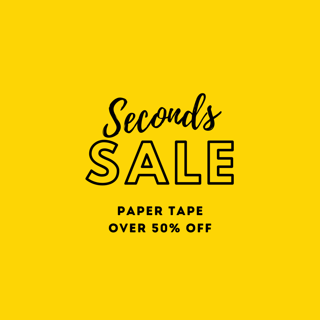 PAPER TAPE SECONDS SALE